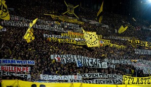 Fans von Borussia Dortmund sorgten für einen Skandal