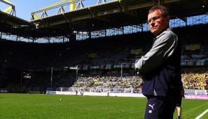 Ralf Rangnick stand einst als Hoffenheim-Trainer an der Seitenlinie im Signal Iduna Park