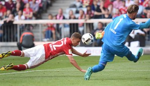 Im Hinspiel holte Timo Horn mit dem 1. FC Köln einen Punkt in München