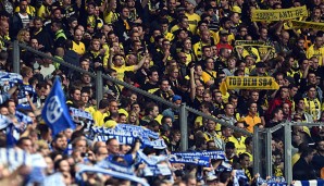 Zwischen den Fans von Schalke 04 und Borussia Dortmund herrscht eine gesunde Rivalität