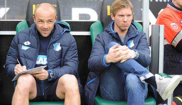 Seit Saisonbeginn ein Gespann: Co-Trainer Alfred Schreuder (l.) und Chefcoach Julian Nagelsmann