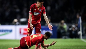 Sandro Wagner kugelte sich gegen Hertha BSC den Zeigefinger aus