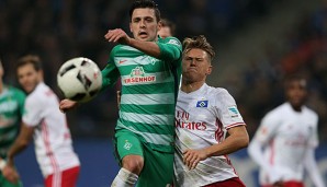 Werder und der HSV trennten sich im Hinspiel 2:2