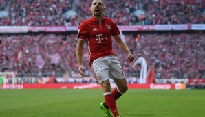 Franck Ribery (FC Bayern): Rannte und dribbelte sich die Lunge aus dem Leib, hatte sowohl eine tolle Pass- als auch eine tolle Zweikampfbilanz und war ein ständiger Unruheherd