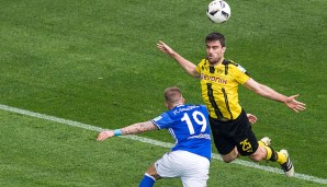 Platz 3: Sokratis (Borussia Dortmund) - 66,1 Prozent gewonnene Zweikämpfe