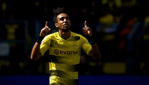 Platz 2: Pierre-Emerick Aubameyang (Borussia Dortmund) - 89,71 Minuten pro Tor (31 Tore)