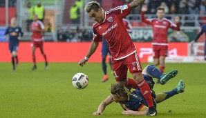 Platz 1: Dario Lezcano (FC Ingolstadt 04) - 136 Mal gefoult