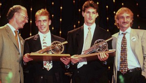 1995: Mario Basler und Heiko Herrlich - 20 Tore für den SV Werder Bremen und Borussia Mönchengladbach