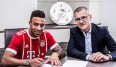 Corentin Tolisso unterschrieb bei den Bayern einen langfristigen Vertrag