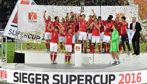 Der FC Bayern München gewann den Supercup 2016