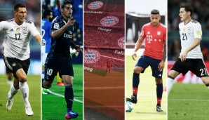 Der FC Bayern München hat mit James Rodriguez seinen fünften Sommertransfer bekanntgegeben. Die Frage drängt sich auf: Wohin mit den Neuen? SPOX zeigt verschiedene Aufstellungsvarianten für 2017/2018