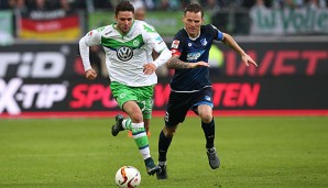 Christian Träsch (l.) kann vorerst nicht für den VfL Wolfsburg auflaufen