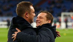 Horst Heldt und Andre Breitenreiter kennen sich aus gemeinsamen Schalker Zeiten