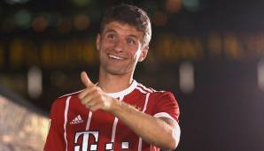 Platz 10: Thomas Müller (FC Bayern München) - Bundesliga-Spiele: 259, Siege: 187, Siegquote: 72,2%