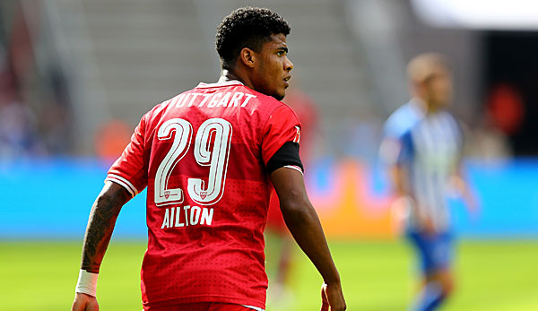 Ailton zog sich den Bänderanriss im Abschlusstraining des VfB vor dem Spiel gegen Eintracht Frankfurt zu