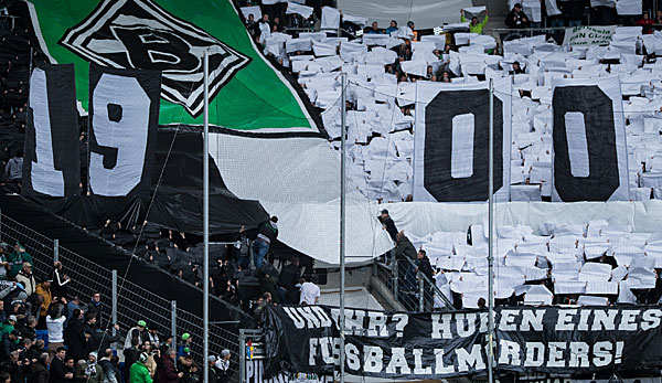Die Fans von Borussia Mönchengladbach vergriffen sich in Sinsheim im Ton