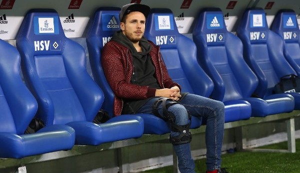 Nicolai Müller vom Hamburger SV wartet auf einen neuen Vertrag