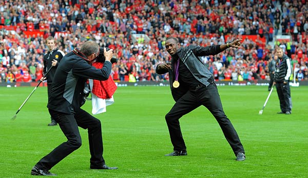 Usain Bolt ist bekennender Fan von Manchester United