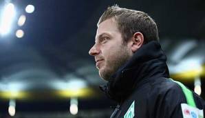 Florian Kohfeldt darf auf weitere Spiele auf der Bank von Werder Bremen hoffen