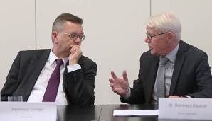 DFB-Präsident Grindel und DFL Präsident Rauball