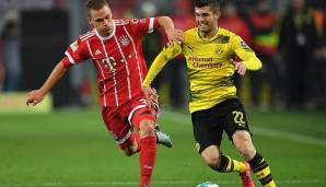 2. Christian Pulisic (Borussia Dortmund): Sorgt dafür, dass beim BVB wenige noch nach Dembele rufen. Große Qualitäten im Dribbling, bringt ein kreatives Element ins Spiel, war zuletzt gegen Bayern bester Dortmunder. Erzielte bislang zwei Saisontore