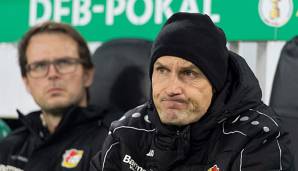 Heiko Herrlich ist der Trainer von Bayer 04 Leverkusen