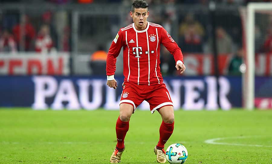 Platz 6: James Rodriguez (FC Bayern): 30