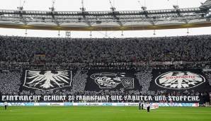 Platz 14: Eintracht Frankfurt - 15 Spiele, durchschnittlich 0,36 Millionen Zuschauer