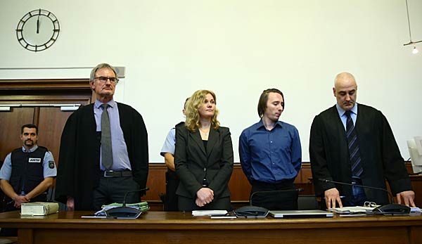Der Angeklagte vor Gericht in Dortmund