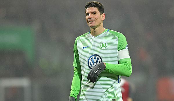 Mario Gomez noch im Trikot des VfL Wolfsburg