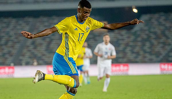 Alexander Isak hofft auf seine WM-Teilnahme für Schwedens Nationalteam