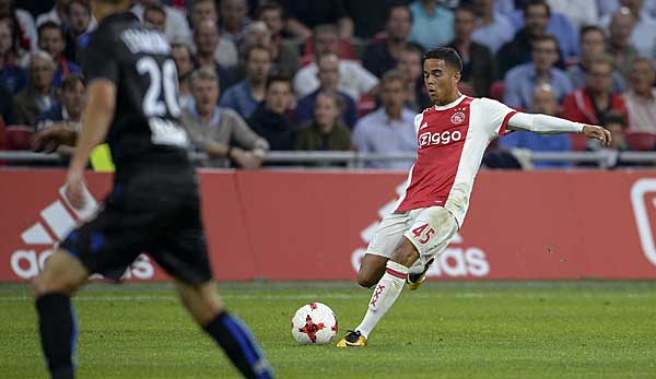 Justin Kluivert war in 14 Spielen bereits an sieben Toren von Ajax direkt beteiligt