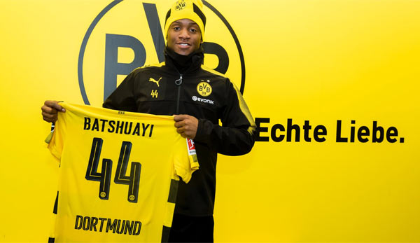 Michy Batshuayi verstärkt den BVB zunächst bis Saisonende.