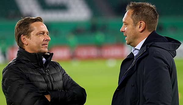Andre Breitenreiter und Horst Heldt sollen langfristig bei Hannover 96 bleiben.