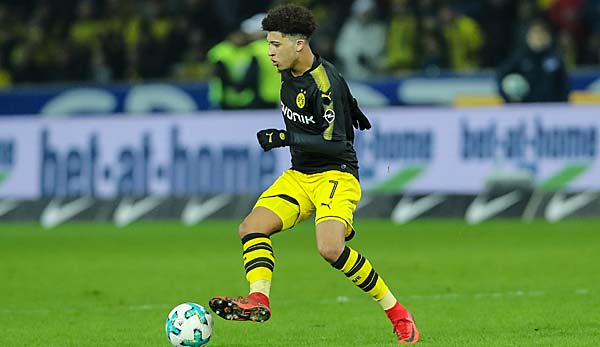 Jadon Sancho ist von seinem Club Borussia Dortmund begeistert.