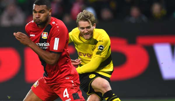 Jonathan Tah von Bayer Leverkusen soll von Borussia Dortmund umworben sein.
