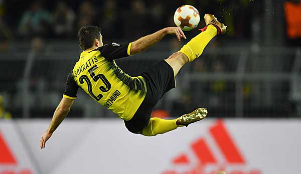Dortmunds Sokratis soll von englischen Klubs umworben sein.
