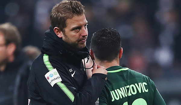 Werder Bremens Coach Florian Kohfeldt hat die Wechsel-Gerüchte über Zlatko Junuzovic dementiert.