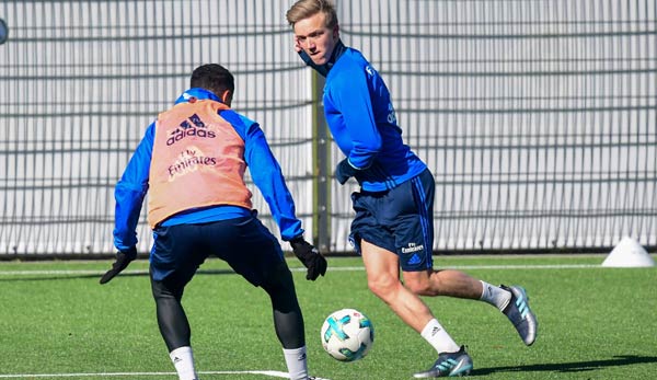 Maximilian Geißen trainiert in der Länderspielpause bei den Profis des Hamburger SV mit.