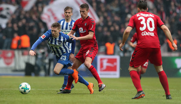 Mitchell Weiser feierte gegen den SC Freiburg sein Startelf-Comeback für die Hertha.