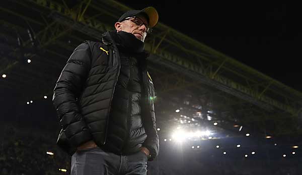Borussia Dortmunds Peter Stöger bittet heute zur Pressekonferenz.