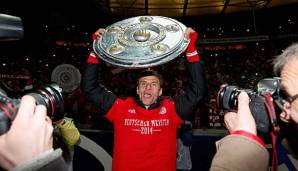 Thomas Müller wurde mit dem FC Bayern München bei Hertha BSC deutscher Meister.