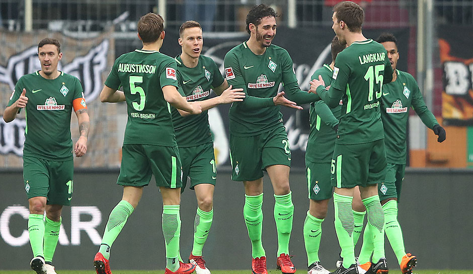 Am 27. Spieltag der Bundesliga baute Werder Bremen seinen Vorsprung auf die Abstiegsränge auf acht Punkte aus. Unterschiedmacher Belfodil darf in der Top-11 natürlich nicht fehlen. Auch seine Mitstreiter sind eher seltene Gäste.