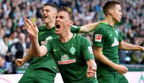 Platz 15: SV Werder Bremen - 11 Tore nach Standards (34 Tore insgesamt).