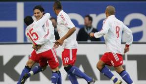 Saison 2007/08: Platz 4 mit 54 Punkten und 47:26 Toren. Erst am letzten Spieltag konnte der HSV durch einen 7:0-Kantersieg gegen Karlsruhe Platz vier erobern.