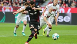 Bayer 04 Leverkusen: Lucas Alario mit 7 Toren (im Sommer von River Plate gekommen).