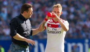 Lewis Holtby und Christian Titz wollen den HSV zurück in die Bundesliga führen.