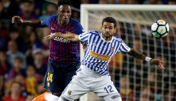 Yerry Mina vom FC Barcelona wird in Verbindung mit dem BVB gebracht.