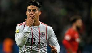 Mittelfeld: James Rodriguez, FC Bayern.