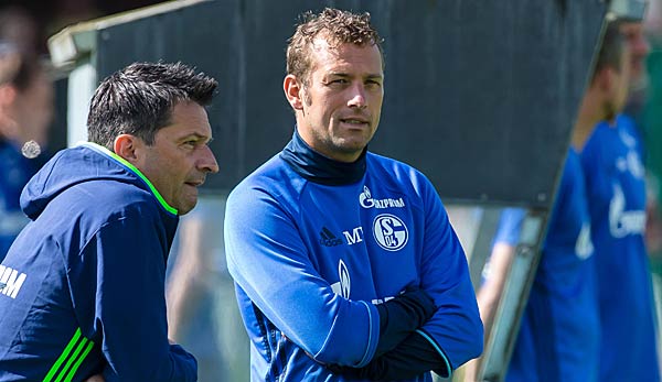 Markus Weinzierl und Christian Heidel wurden auf Schalke nicht glücklich miteinander.